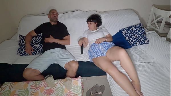 Download Video - Stepmom helps stepson empty his balls and he cums inside her hairy pussy