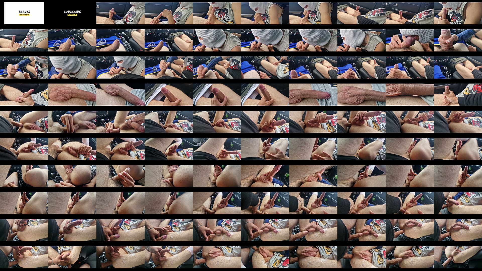 Compilation of twinks in public on the track in a car without condoms, hot fucking ! 预览图