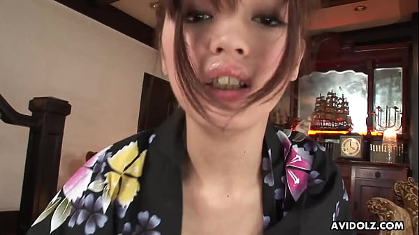 Japanese hairy pussy Lina Aishima threesome sex uncensored.