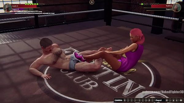 Master Ken Baiter VS Taleena (Naked Fighter 3D)