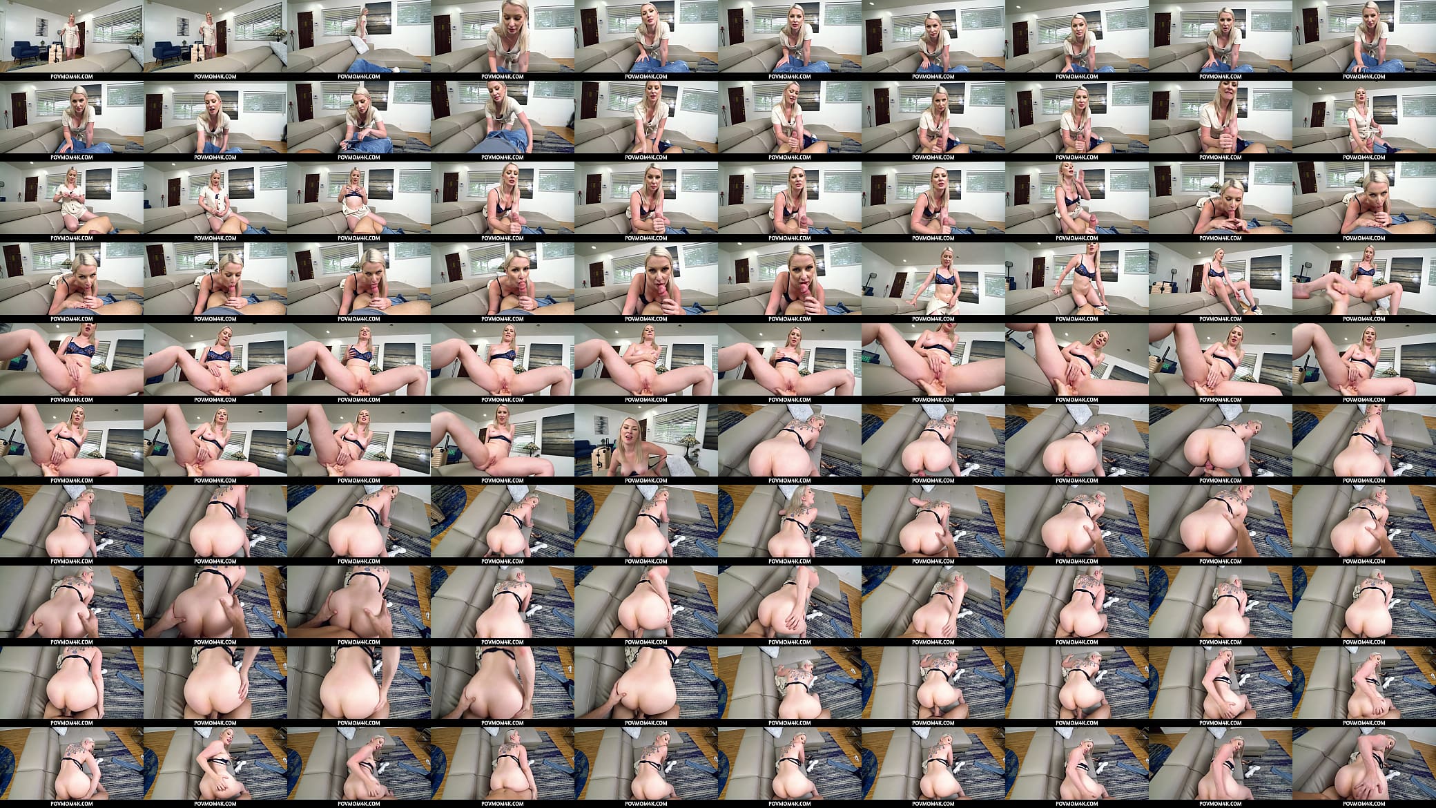 PovMom4K-Nympho Blonde Stepmother Seduce StepSon to Fuck When Husband Away - Sydney Paige 预览图