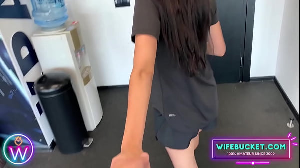 Homemade content by Wifebucket - The gym was empty and we were horny