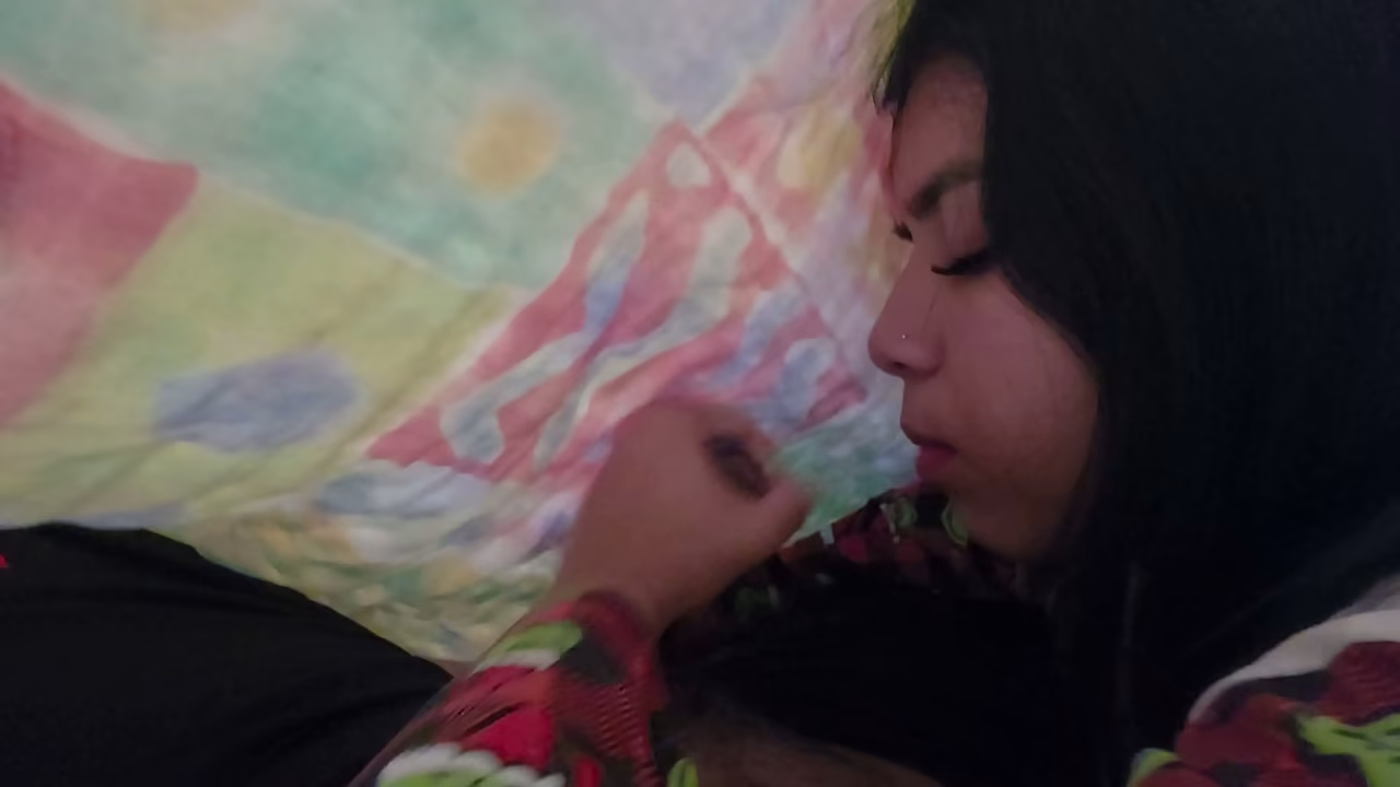 My princess milks me under the covers and then I put it in her in 4