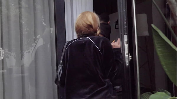 Horny girl walks down the street asking for cocks part 2