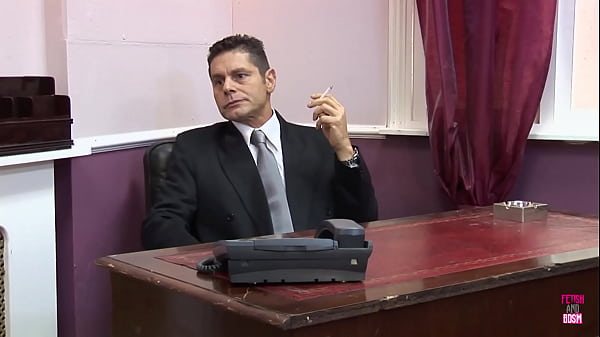 Japanese secretary gets hard mouth fuck from her dirty boss