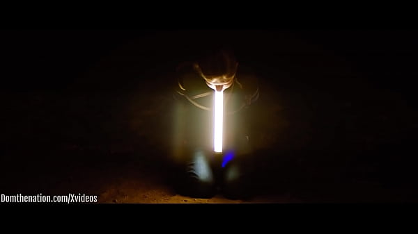 GAGGING ON THE LIGHT (TRAILER) -- face fucking and gagging on the beach at night