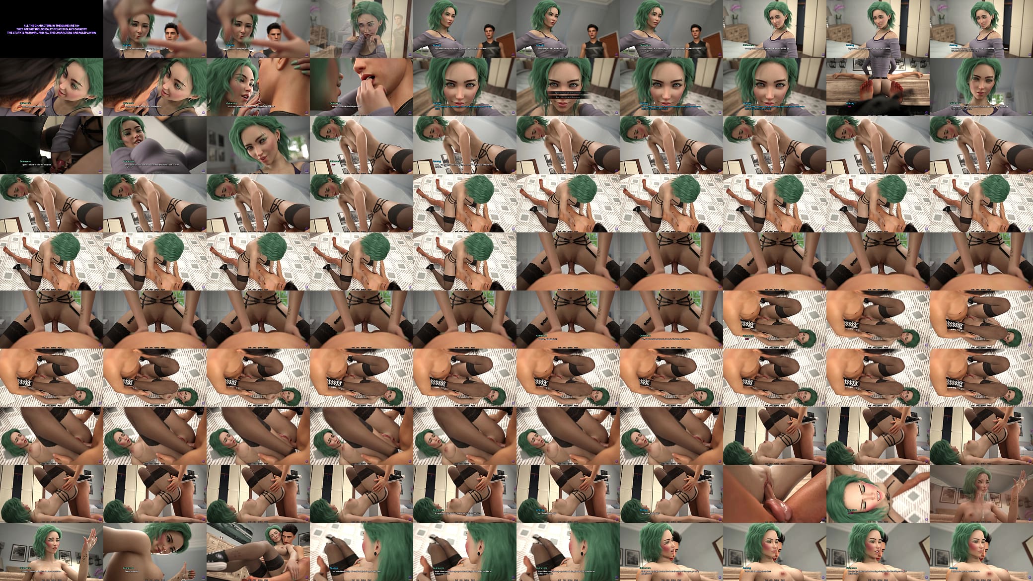 My Horny Step Sister Makes Me Cum Inside Her Pussy - 3D Hentai Animated Porn - Family Crush 预览图