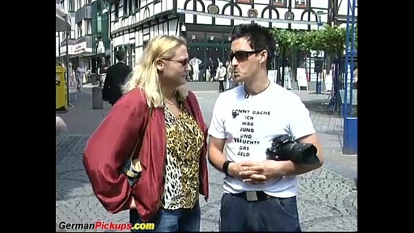 german Milf picked up for sex in nature