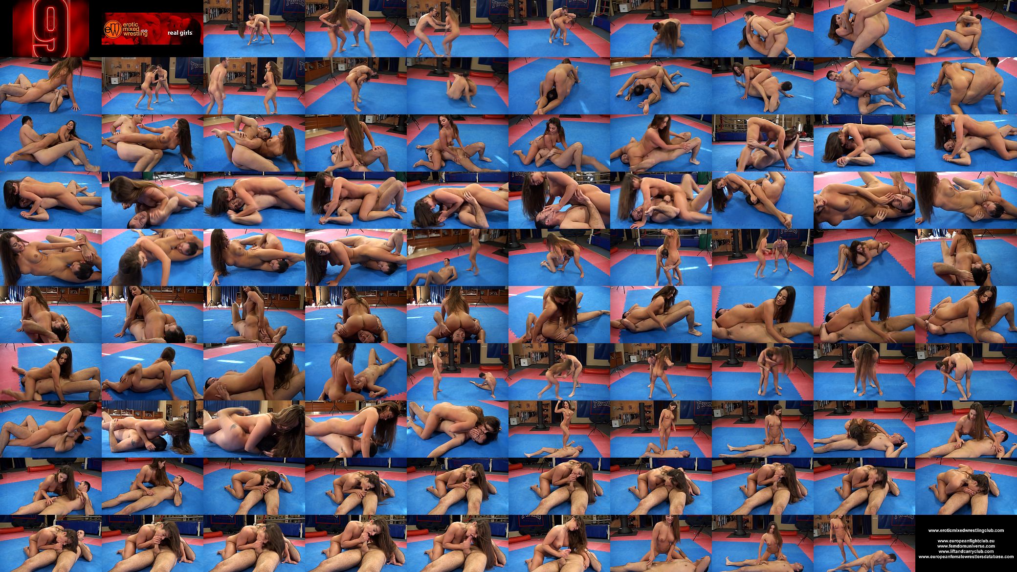 Cathy Heaven vs. James - nude erotic mixed wrestling w blowjob 预览图