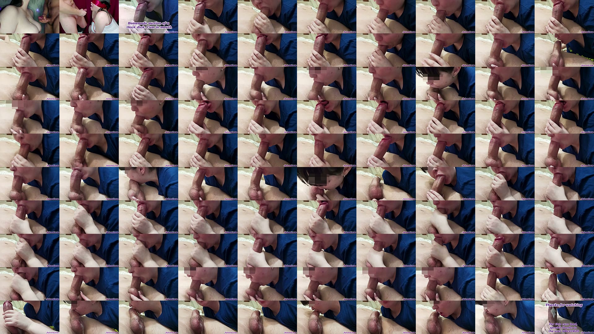 Homemade sucking fat dick and cum in mouth 预览图