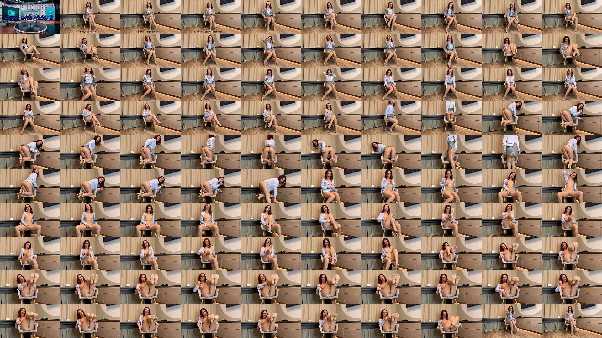 Feet JOI from your favorite TV host 预览图