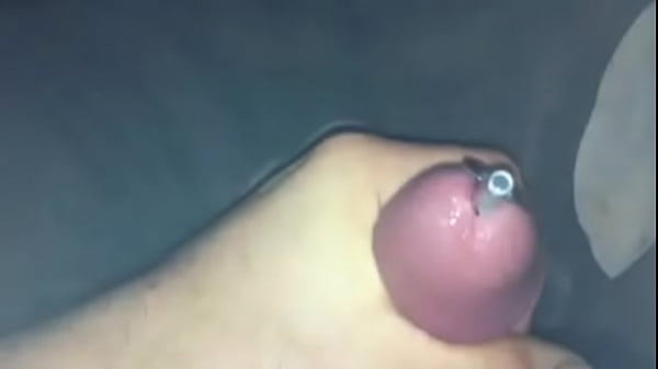 Cum thru penis plug