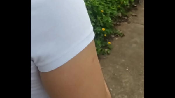 I fuck a rich girl outdoors, while they watch us. Dirty old man offers money in exchange for sex outdoors. public sex.