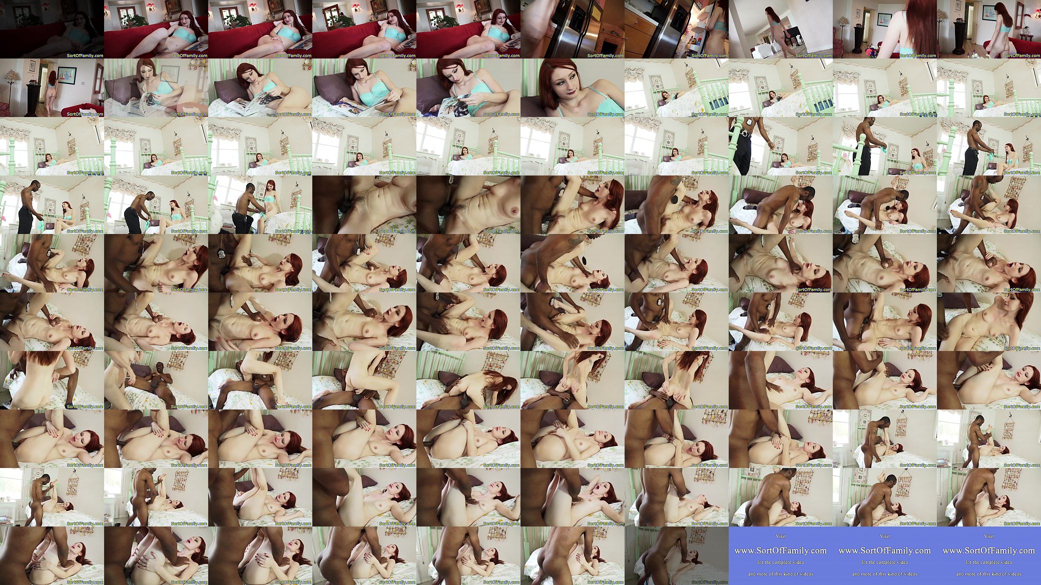 Lovely stepteen doggystyled by black cock 预览图