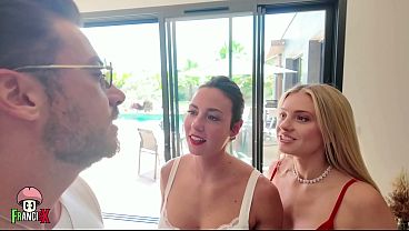 POOL TABLE THREESOME with two STUNNING BABES - SQUIRTING & FOOT WORSHIP