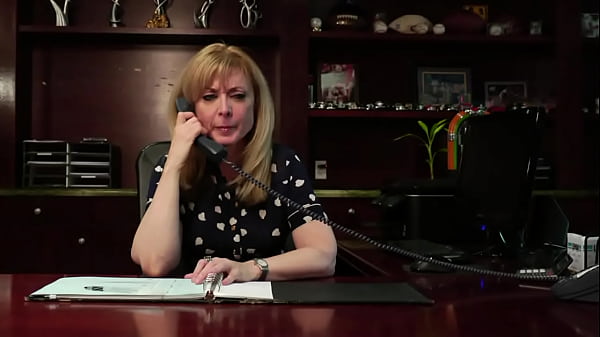 Pretty Blonde Angela Attison Licks Pussy Of Job Hopeful.