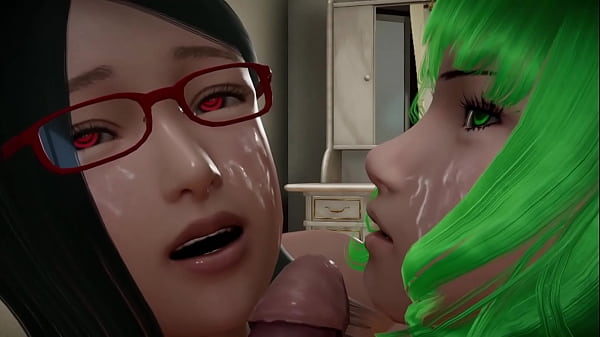 Download Video - Sarada & Tatsumaki Threesome Double blowjob &lbrack;Full Video&rsqb; 6m