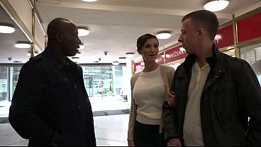 This brunette hottie had such a slutty look to her, and she gave her customary awesome...