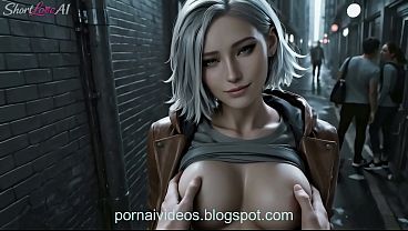 Grace Ashcroft Sneaks You Into Alley for Rough Public Sex POV