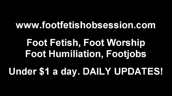 Blow your load all over my feet
