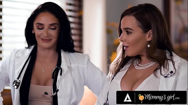Stacked MILFs Natasha Nice And Sheena Ryder Play Naughty Doctors With Stepdaughter