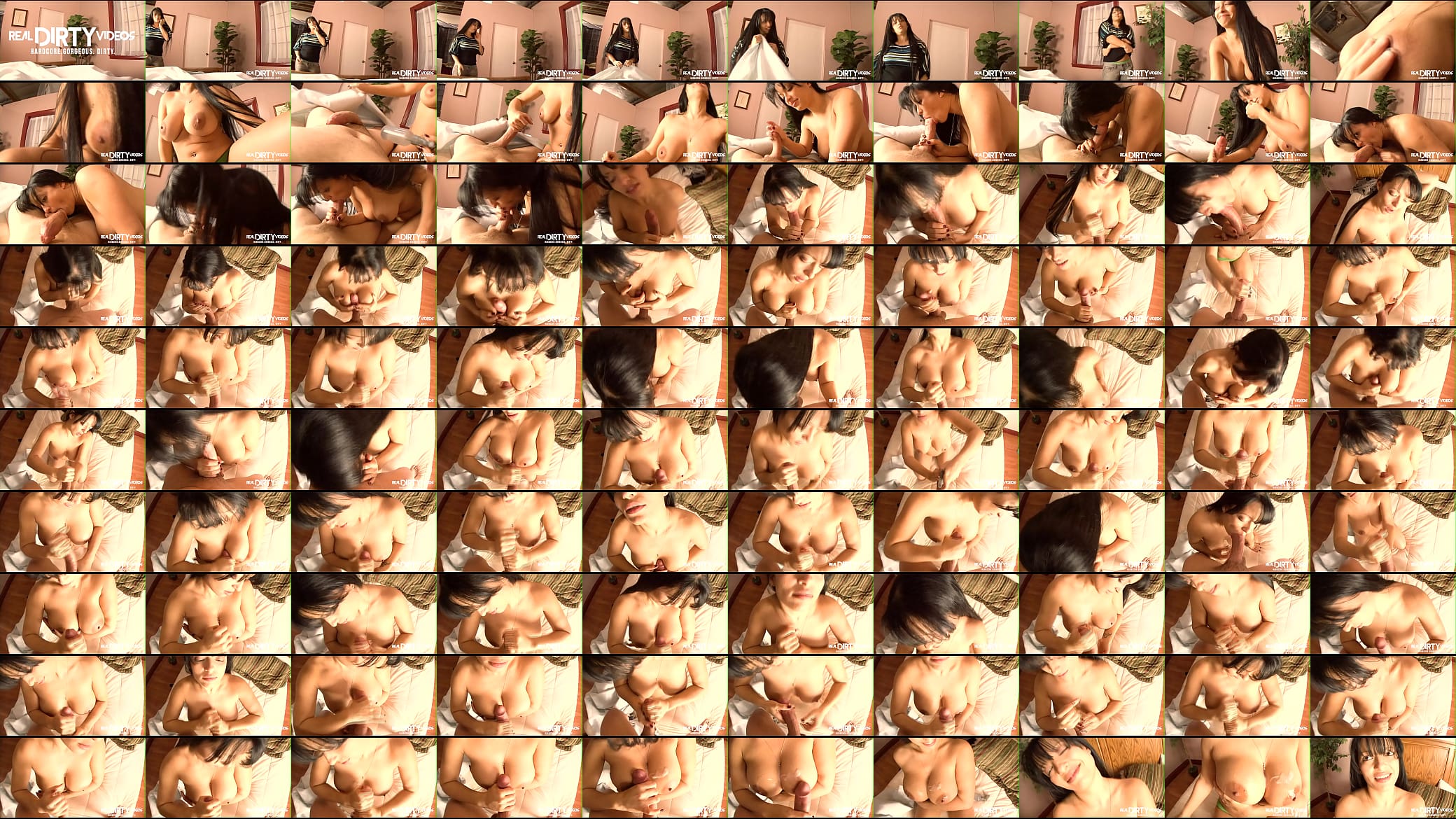 Latina MILF Sucks and Titty Fucks Big White Cock 预览图