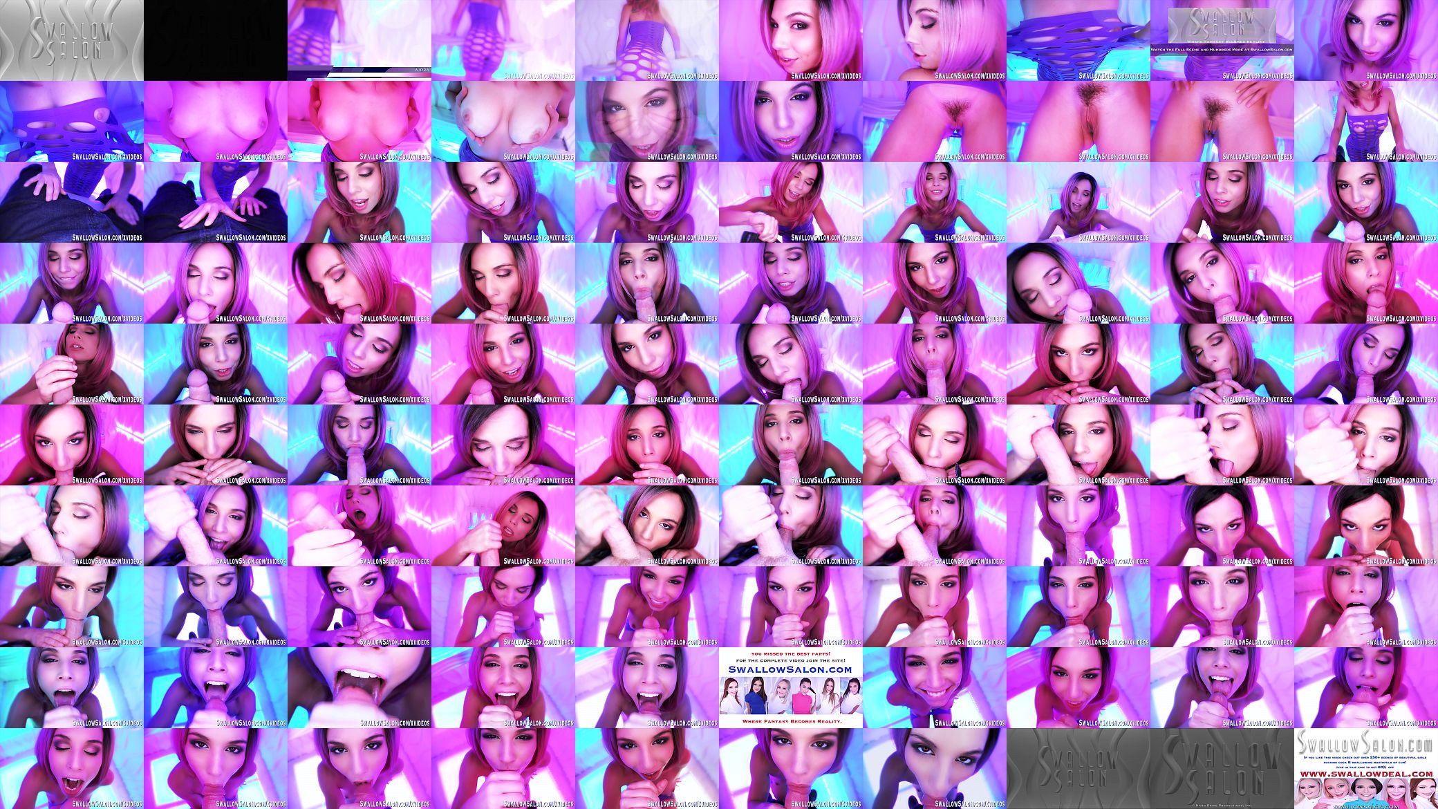 AIDRA FOX GIVES GIVES CLIENT COSPLAY FANTASY at SWALLOW SALON 预览图