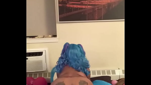 Halloween Is Here Cosplay Hazelnutxxx /Blue Hair Jus Wanna Favorite Secret