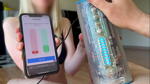 This automatic blowjob machine milked the cum right out of you