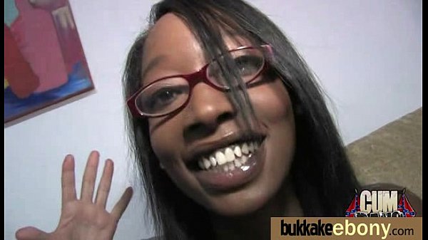 Hot ebony chick love gangbang interracial 27