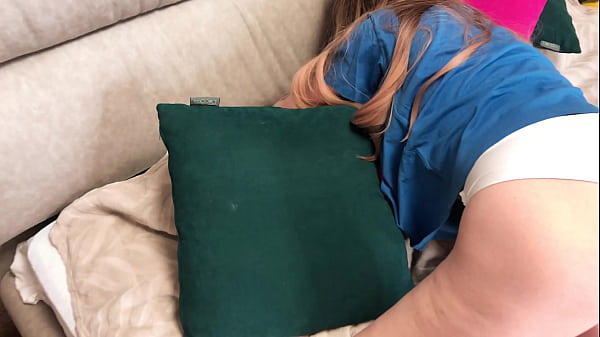 Download Video - Brazenly Fucked StepSister who is Stuck in the Bed - Russian Amateur with Conversation