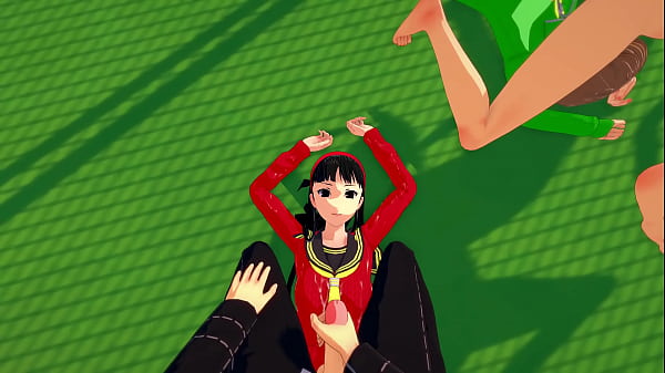 CHIE AND YUKIKO GET FUCKED HARD IN FOURSOME - PERSONA 4 PORN