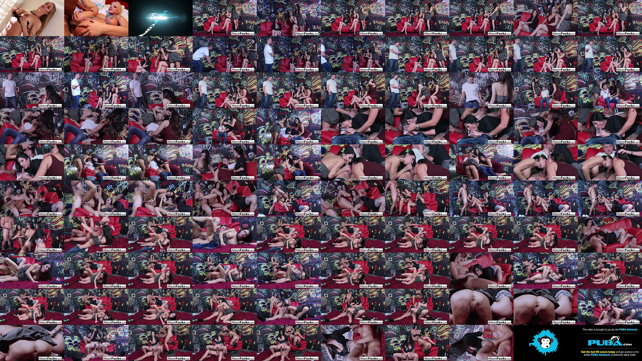 Alison Tyler goes wild in this amazing 4-way of fucking 预览图