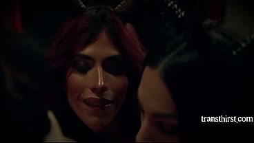 Fem Witch Summons 2 Trans Demons 8 min