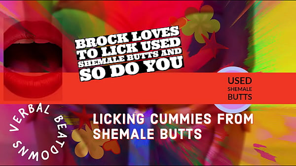 Brock Loves to lick used shemale butts and so do you