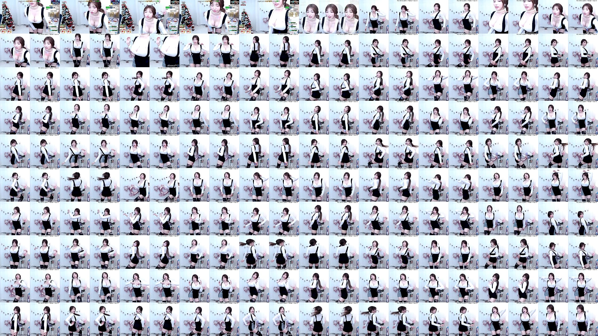 Jeehyeoun sexy dance in suspenders 预览图