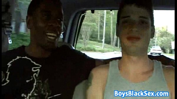 Black Muscular Gay Dude Fuck White Skinny Boy Hard 19