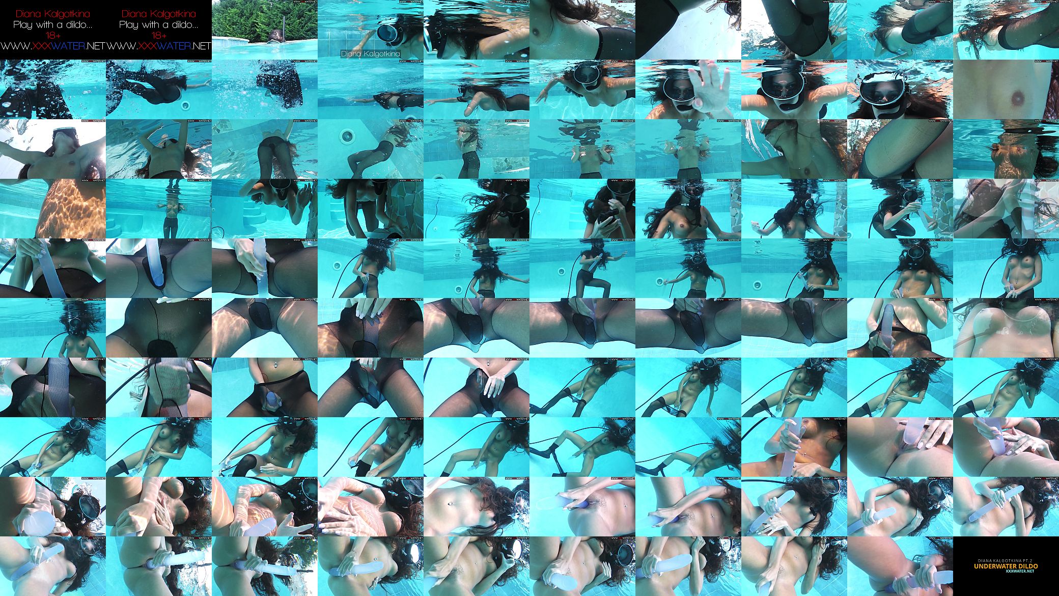 Hot underwater dildo with Diana 预览图