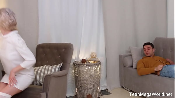 TeenMegaWorld.net - Hanna Rey - Lad covers blonde with sperm