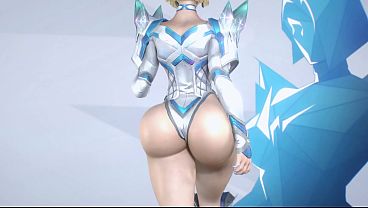 Emma Frost sexy walk