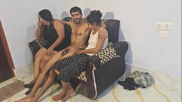Hanif and Adori and nasima - Desi sex Deepthroat and BBC porn for Bengali Cumsluts threesome A boys Two girls fuck