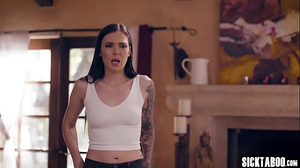 Perverted stepdad fucks a petite sexy stepdaughter