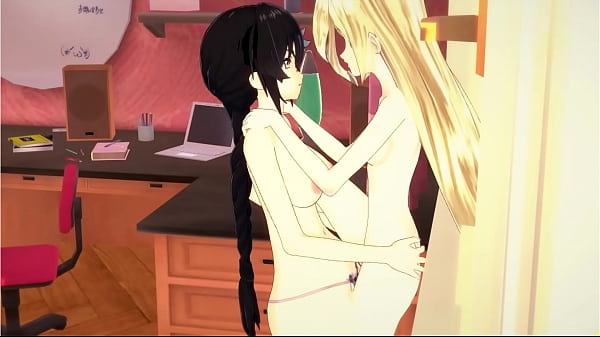 Download Video - Magilou gets her pussy eaten by Velvet before getting strapon fuck - Tales of Berseria Hentai&period;