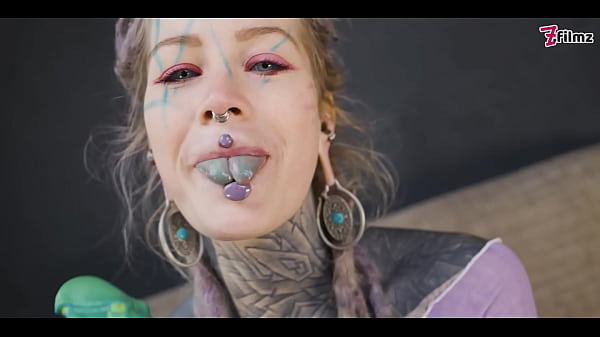Tattooed Hippie's ANAL Fucking with Big Toy and Get Fuck by Real Big Cock