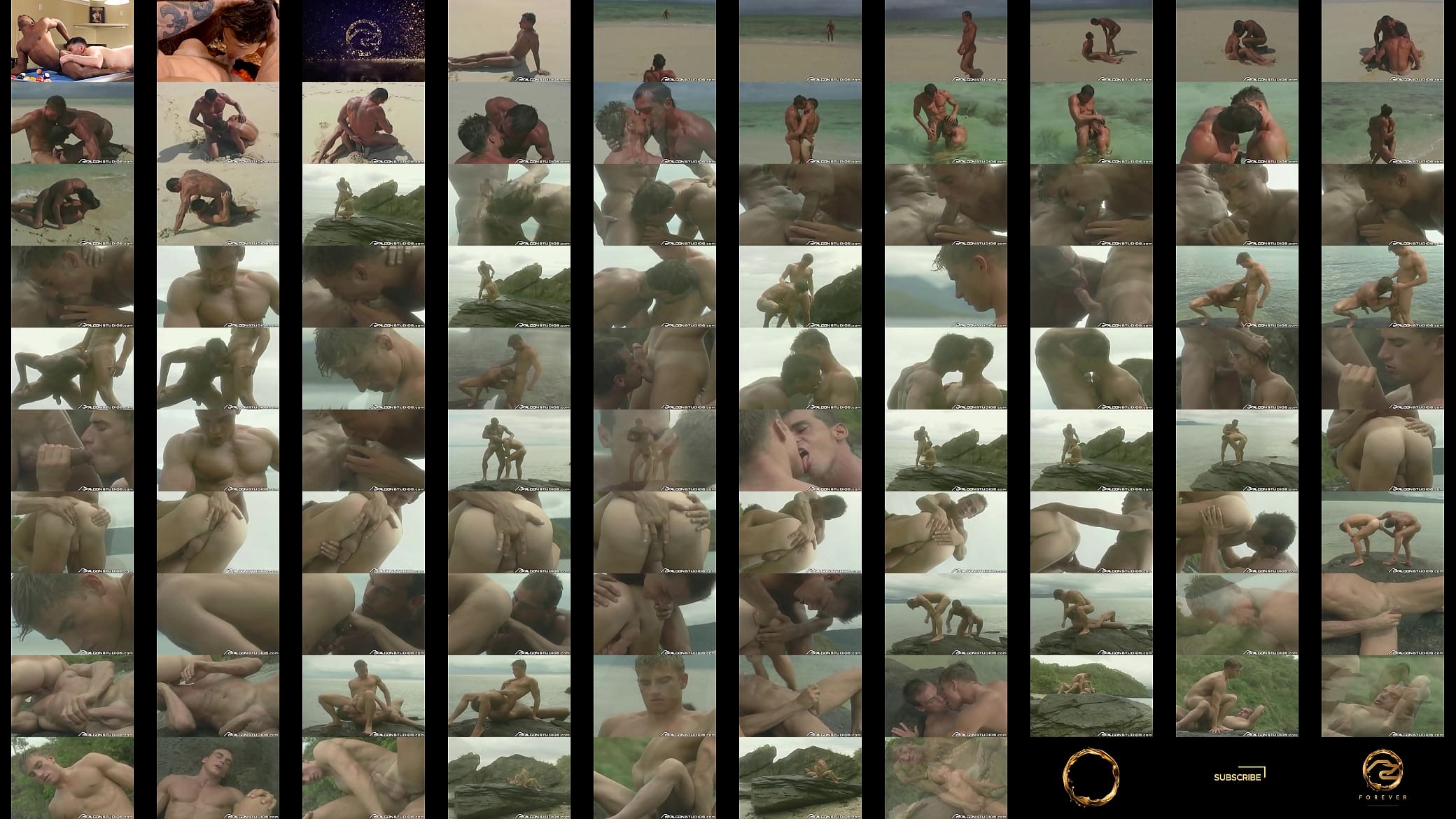 Falcon Remastered: Sexiest Vintage Sex Scene On The Beach (1997) - FalconStudios 预览图