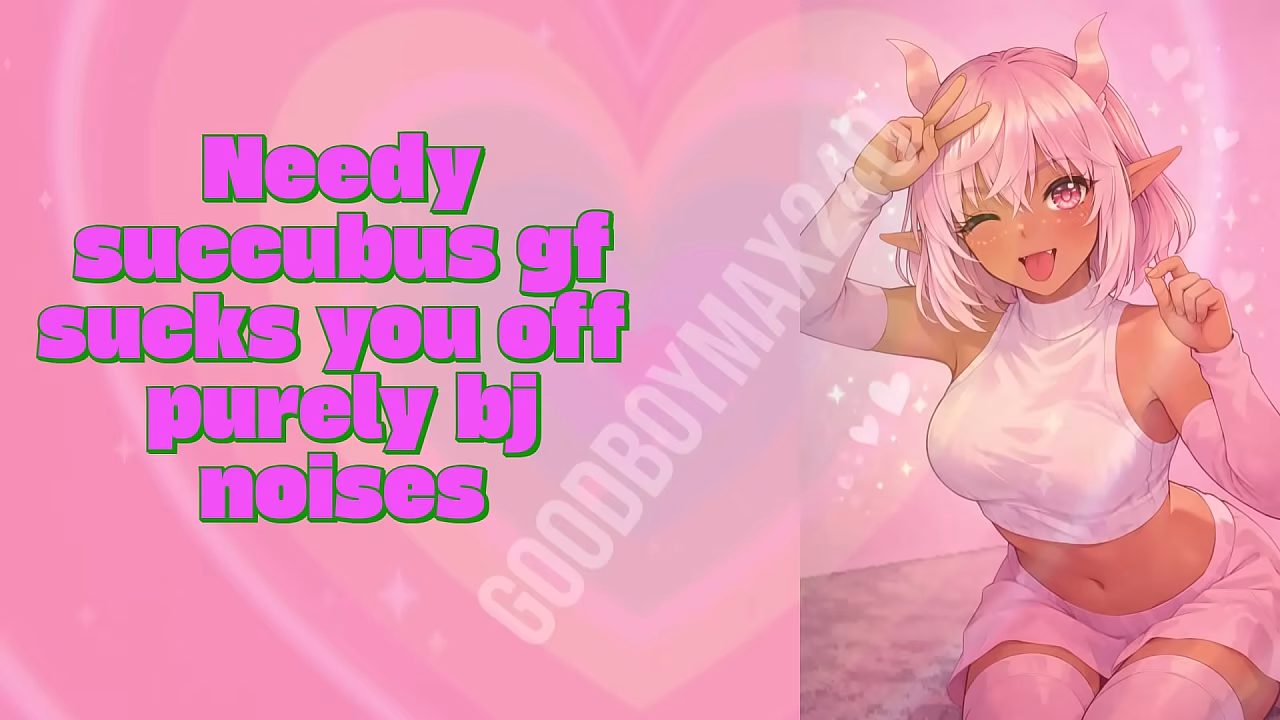 Needy succubus gf sucks you off - pure blowjob bj noises, throat noise, asmr audio porn