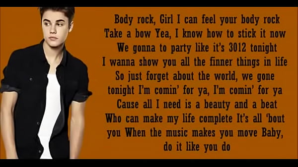0W Justin Bieber Feat. Nicki Minaj - Beauty and A Beat (Lyrics) Video Edit.