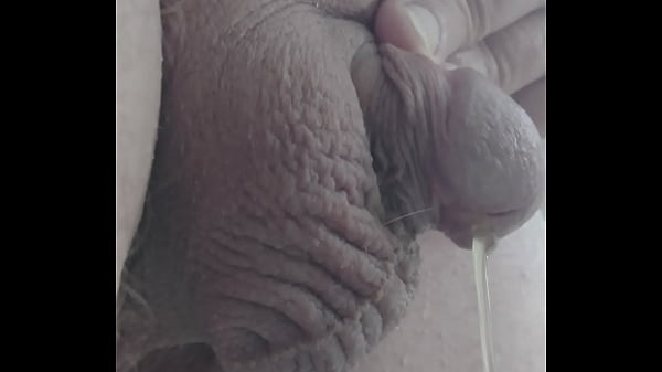 Download Video - Small cock pee with precum dripping