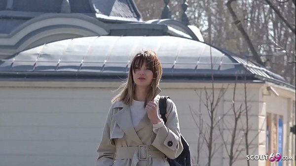 GERMAN SCOUT - ANAL SEX FOR FLOPPY TITS TEEN KRISTIN AT STREET CASTING FOR MONEY