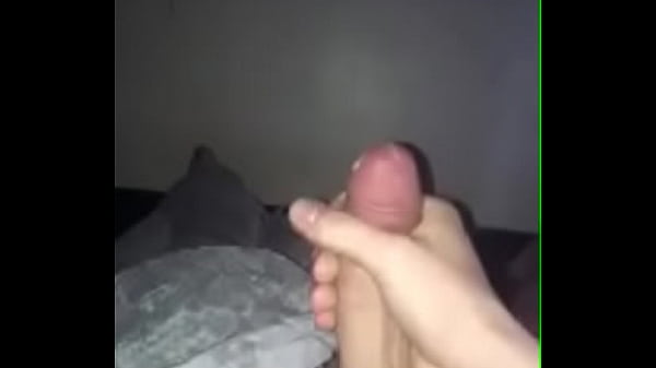 Stroking my nice cock with big cumshot